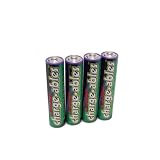 Lenmar Battery, CHARGEABLES, AAA, 4 Pack, 1.5V 650mAh ALKALINE