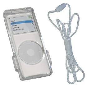 iPod Nano 2 Clear Crystal Case - Includes TWO Bonus Personal Charm Straps!