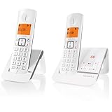 Alcatel Versatis F230 Voice Duo - 2 teléfonos fijos digitales inalámbricos, color gris [Importado de Francia]