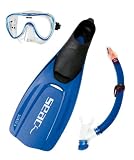 Seac Snorkeling Set Tris Sunsea MD Blue - 36 37
