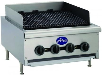 48" Countertop Charbroiler - 160,000 BTU - 8 Burner Controls