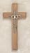 6" Gold-Plated 25th Anniversary Oak Wall Cross Fine Religious Gifts