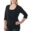 Merona&reg; Plus Double Layer Top - Black