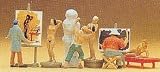 Preiser 10106 Artist-Sculptor with Nude Models