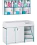 Jonti-Craft 5142JC180 Rainbow Accents Diaper Changer Combo