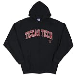 Texas Tech Red Raiders Full-Zip Hooded Sweatshirt with Arch and Mascot