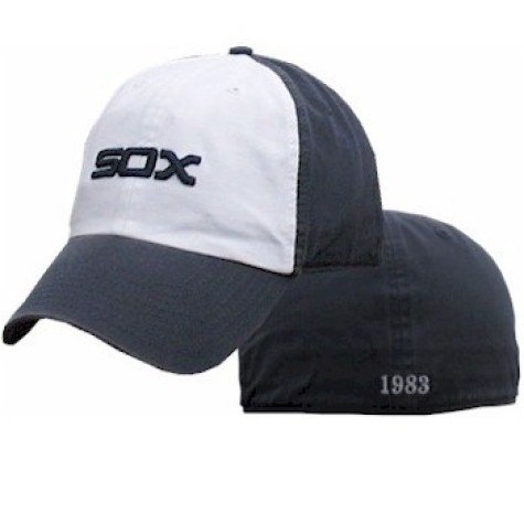 Men's Chicago White Sox 1983 White/Navy Cooperstown Collection Flex-Fit Cap