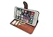Wallet Flip Card Case for Your Iphone 6 Plus, Made with Luxury, Vegan Leather for the Animal Lover. Vintage Brown Color.