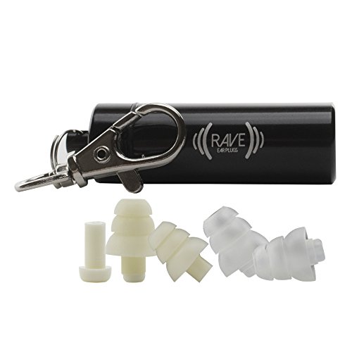 Rave High Fidelity Ear Plugs HiFi Hearing Protection for Music