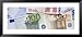 Close-Up of Euro Banknotes Education Framed Art Poster Print by Panoramic Images, 51x23