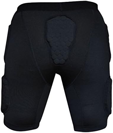Ibuyfun Kids Men's Basketball Soccer Sport Shock Rush Guard Honeycomb Padded shorts