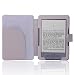 CE Compass(TM) PU Leather Case Cover for Latest Generation Amazon Kindle 4 Wi-Fi 6" E Ink Display (4th Generation 6" Kindle Wi-Fi w/o Keyboard, NON TOUCH Version) Gray