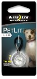 Nite Ize PetLit LED Collar Light White LED - Jewel Crystal