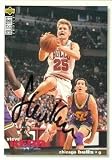 Steve Kerr Autographed/Hand Signed Basketball Card (Chicago Bulls) 1995 Upper Deck CC #135