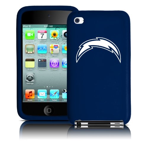 NFL San Diego Chargers Varsity Jacket Silicone Shield for iPod Touch (4th Generation)