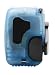 Eton FR150 Microlink Solar-Powered, Self-Powered AM/FM/Weatherband Portable Radio with Flashlight and Cell Phone Charger, Blue