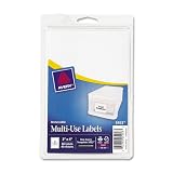 Avery Self-Adhesive Removable Labels, 3 x 4 Inches, White, 80 per Pack (05453)