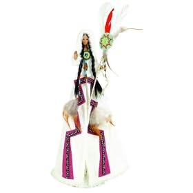 MUNA 15 Polyresin Indian Tassel Doll ~Retired by Duck House Dolls