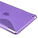 eForCity TPU Rubber Skin Case for Apple iPad mini, Purple S Shape (PAPPIPDMSC05)