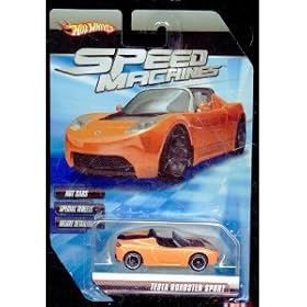 Hot Wheels Speed Machines Tesla Roadster Sport 1:64 Scale