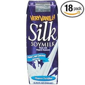 Silk Aseptic Soymilk, Very Vanilla, 8.25-Ounce Cartons (Pack of 18)