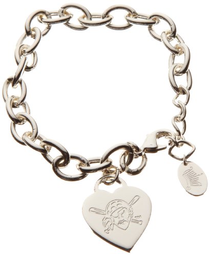 MLB Pittsburgh Pirates Heart Tag Bracelet