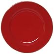 Terracotta Glazed Pottery Dark Red Charger 13.25"D