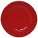 Terracotta Glazed Pottery Dark Red Charger 13.25"D