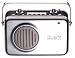 Dualit DAB Kitchen Radio  Radio