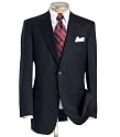 Executive 2-Button Wool Suit with Center Vent with Pleated Front Trousers