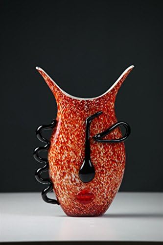 Picasso Face- 17" Orange. Dimensions: H=17" W=11".