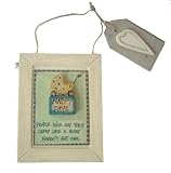 East of India Wooden Wall Plaque Sign - Nappy Days