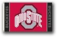 NCAA Ohio State Buckeyes 3-by-5 Foot Flag with Grommets