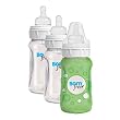 Born Free Glass Bottles 9 Oz.- 3 Pack with Bonus Silicone Sleeve