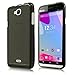 Cbus Wireless Matte Finish TPU Flex-Gel Silicone Case / Skin / Cover for BLU Studio 5.5 S / 5.5S - Semi Transparent Black