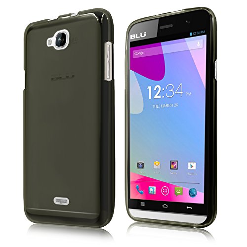 Cbus Wireless Matte Finish TPU Flex-Gel Silicone Case / Skin / Cover for BLU Studio 5.5 S / 5.5S - Semi Transparent Black