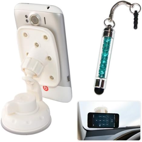 First2savvv New white super strong 360 degrees anti slip octopus vacuum Suckers windscreen Car Mount Cradle Holder Stand for Apple iPhone 6 & Samsung galaxy Note 4 galaxy Alpha galaxy Mega 2 Exynos 5430& HTC ONE MINI2 butterfly 2& Sony Xperia M2 Aqua Xperia T3 Xperia BlackberryBerry Z30 Z10 Q10 &Motorola E, G, X, S, Shamu &LG G Flex, G3, G2 & Huawei Ascend G630, P7, Mate 7 &Nokia Lumia 930,830, 530 with stylus pen