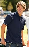 Pima-Tek Sport Shirt with Contrast Stitching
