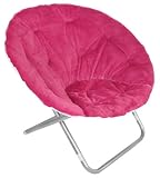 Capelli New York 10 mm Puppy Fur Pod Chair Fuchsia