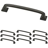 Franklin Brass P29613K-SI-B Soft Iron 4-Inch Lombard Kitchen or Furniture Cabinet Hardware Drawer Handle Pull, 10 pack