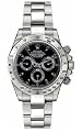 Rolex Mens Stainless Steel Daytona Black Dial