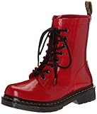 Dr. Martens Women's Red Drench 8 Eye Boot 7 F(M) UK