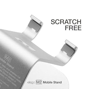 Elago M2 Mobile Stand / Dock For iPhone 4, 1G/3G/3GS, (Silver), Angled Support for Easy Video Calling