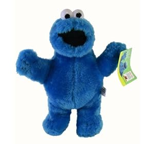 Sesame Street, Cookie Monster poup�e � peluche; 30cm