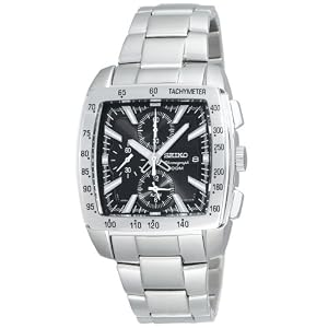 Seiko Men's SNAC25 Alarm Chronograph Watch