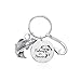 Fishing in Heaven Cremation Urn Keychain Fish Memory Key Tag -Fish Urn Memorial Keychain-Ashes Keychain Cremation Jewelry