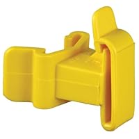 Zareba Electric Fence Yellow Poly Tape T-Post Insulator - 25 Pack YPT25TP