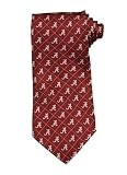 University of Alabama Crimson Tide 1 Tone Necktie (Crimson)