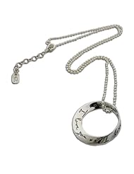 Shanti Boutique I Love You More Necklace 16-17" adjustable Diamond-Cut Chain Sterling Silver