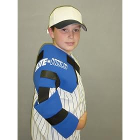 Small Shoulder Ice Wrap for Youth and Women, Economy Blue